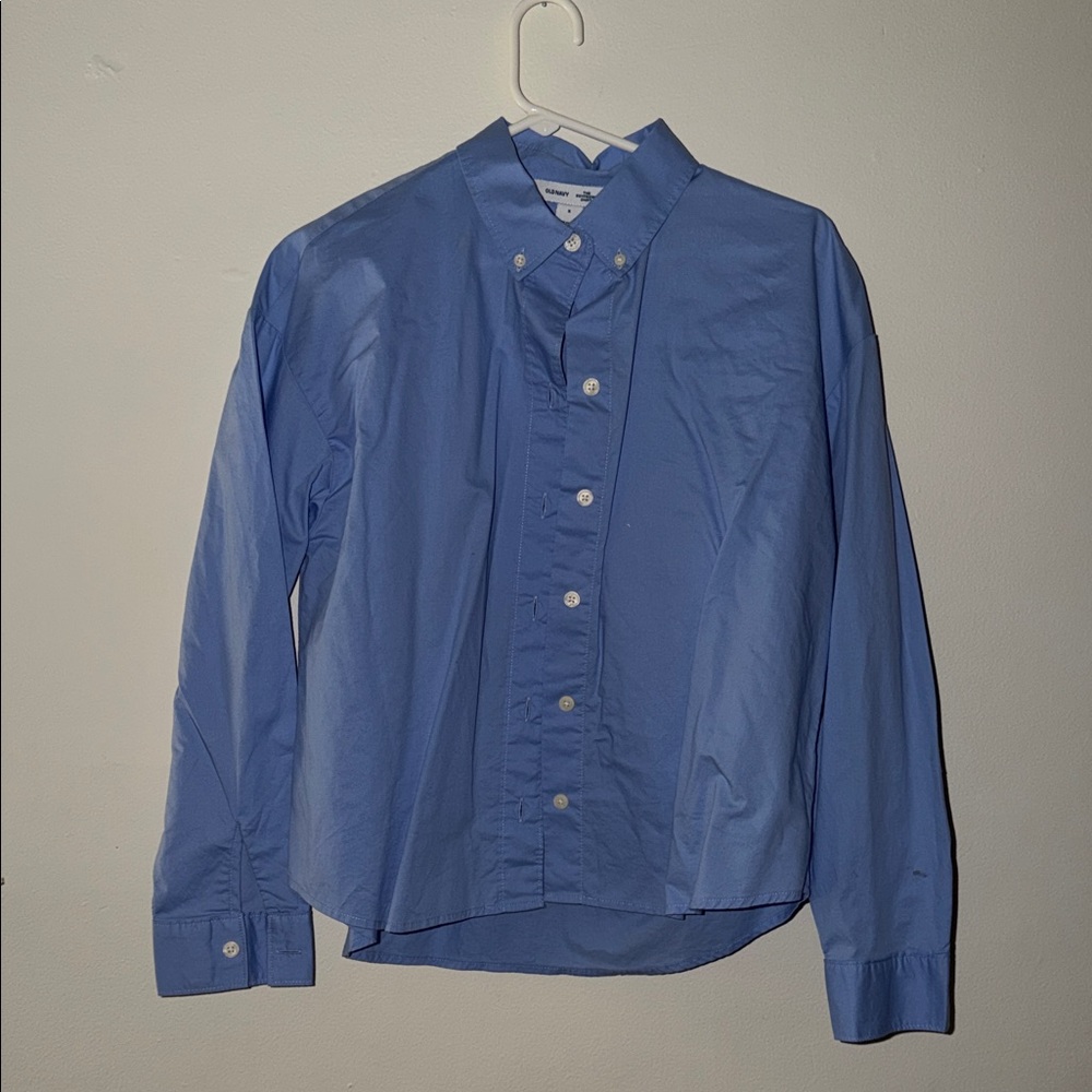 Old Navy Women’s blue dress shirt
